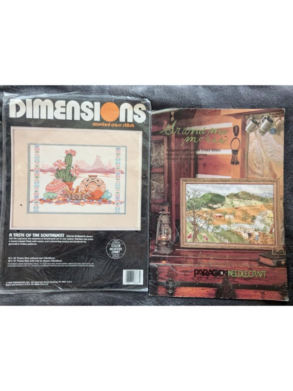 Lot of 8 Cross Stitch Patterns, Books, Leaflets - Art and Americana - Picture 4 of 4